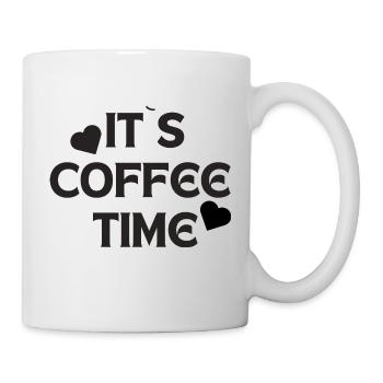 I'ts coffee time coffee gift idea - Mug - white - Right