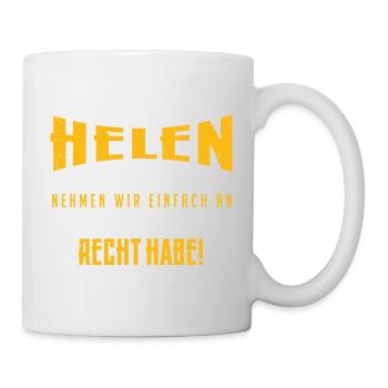 Ich bin Helen, Helen-Sachen !! - Tasse - Weiß - Rechts