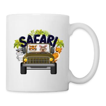 Safari Big five - Tasse - Weiß - Rechts