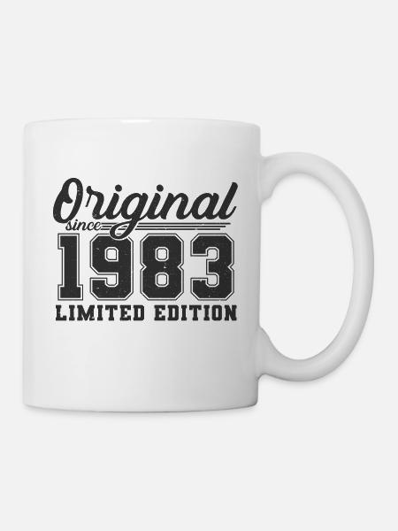1983 Cadeau d’anniversaire vintage original - Mug blanc - blanc