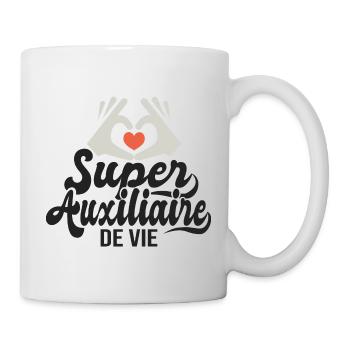 Super auxiliaire de vie cadeau aide sociale - Mug blanc - blanc - Droite