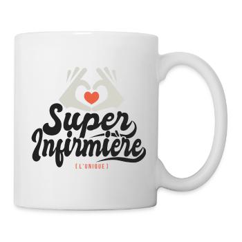 Super Infirmière l unique cadeau infirmiere - Mug blanc - blanc - Droite