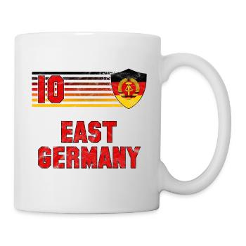 Équipe de football de la RDA - Mug blanc - blanc - Droite