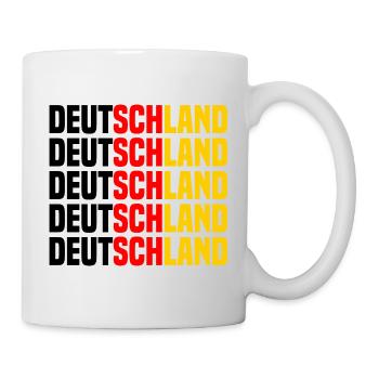 Deutschland - Tasse - Weiß - Rechts