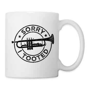 Trumpet Brass Music Trumpeter Orchestra Musicians - Mug - white - Right