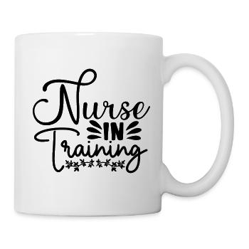 Infirmière en formation - Krankenschwester - Mug blanc - blanc - Droite