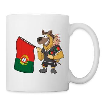 Portugal Rasta Hund - Tasse - Weiß - Rechts
