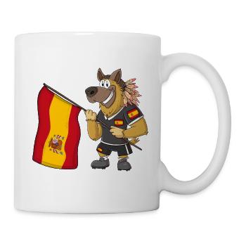 Spanien Rasta Hund - Tasse - Weiß - Rechts