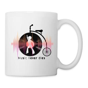 Music never dies - Mug - white - Right
