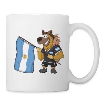 Argentinien Indianer Hund - Tasse - Weiß - Rechts