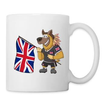 England Rasta Dog - Mug - white - Right