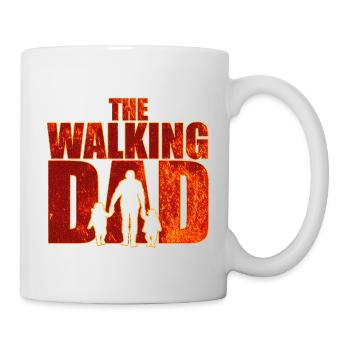 Le papa qui marche Père Lava Cadeau de fête des pères - Mug blanc - blanc - Droite