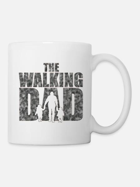 The walking Dad Vater Vatertag Geschenk - Tasse - Weiß