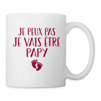 Je Peux Pas Je Vais Être Papy | Cadeau Grand-père - Mug blanc - blanc - Droite