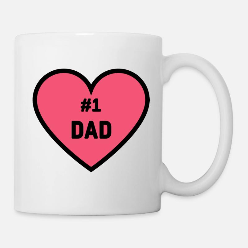 #1 DAD - Mug - white