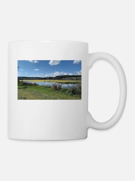 Nature am wasser - Tasse - Weiß