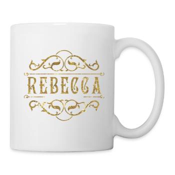 Rebecca gold - Tasse - Weiß - Rechts