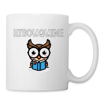 Owl HE READS - Mug - white - Right