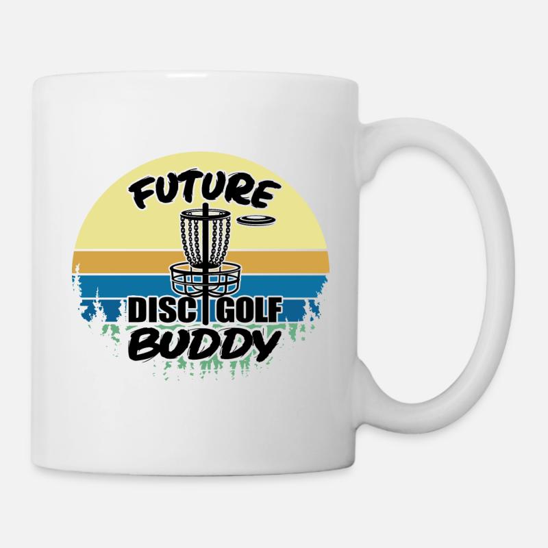 Future Disc Golf Buddy - Tasse - Weiß