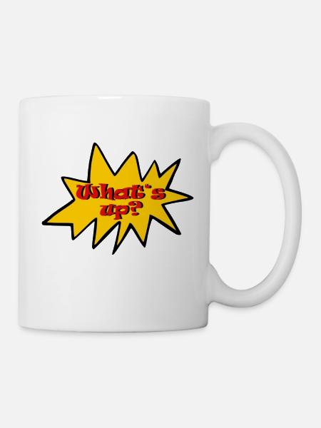What's up - Mug - white