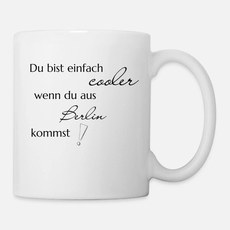 cooler berlin - Tasse - Weiß