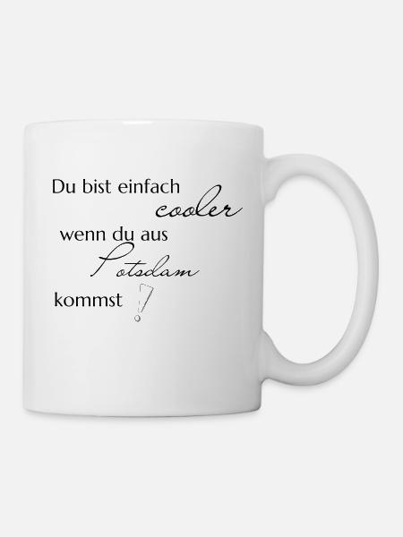 cooler potsdam - Tasse - Weiß