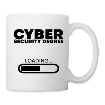 Cyber Security Degree Loading 4 - Mug - white - Right