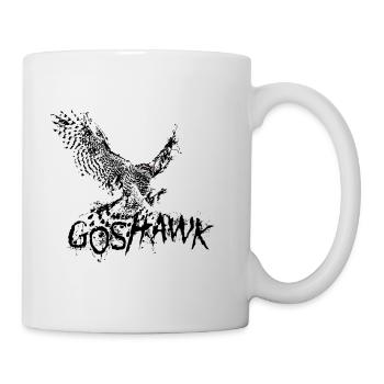 Habicht Greifvogel Goshawk - Tasse - Weiß - Rechts