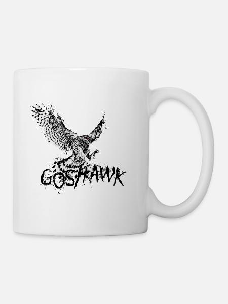 Autour des palombes Autour des rapaces - Mug blanc - blanc