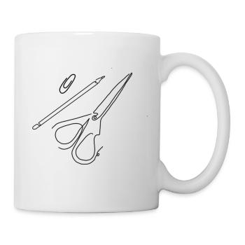 Bastelliebe - Tasse - Weiß - Rechts