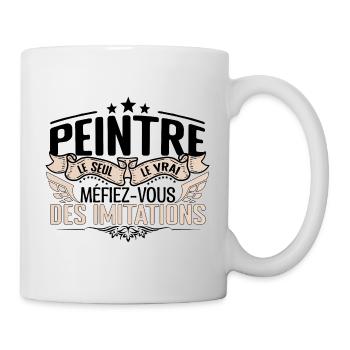 Peintre cadeau Peintre le vrai Peintre - Mug blanc - blanc - Droite