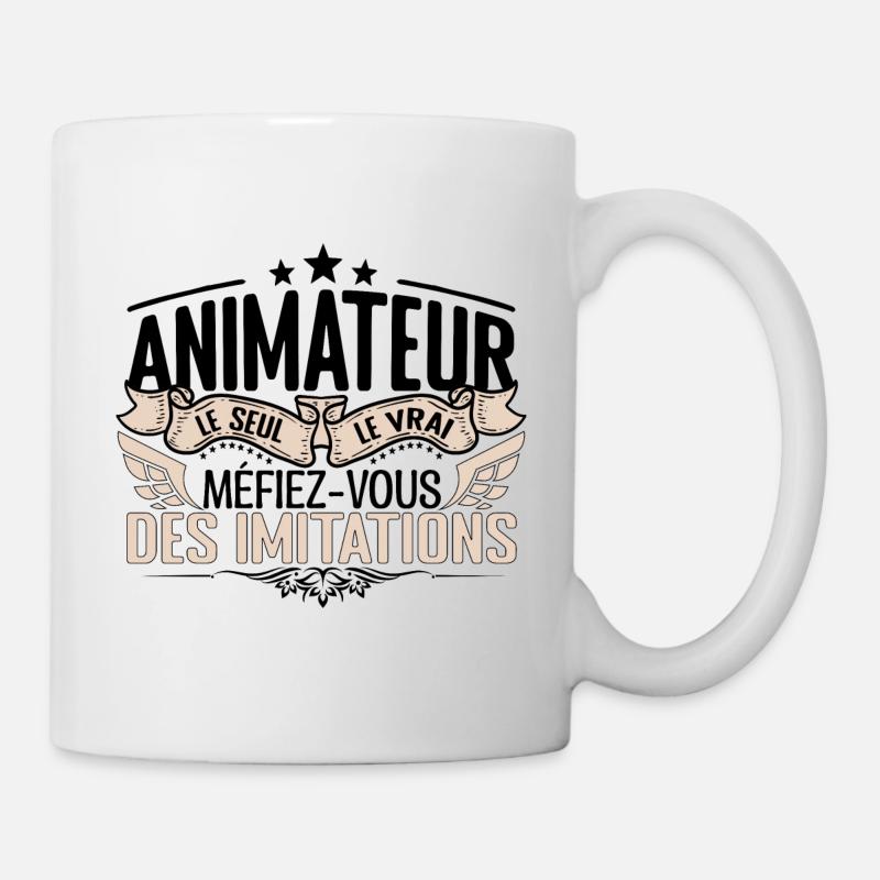 Animateur cadeau Animateur le vrai Animateur - Mug blanc - blanc