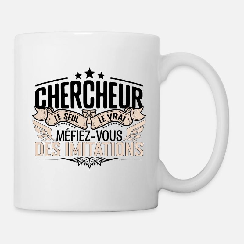 Chercheur cadeau Chercheur le vrai Chercheur - Mug blanc - blanc