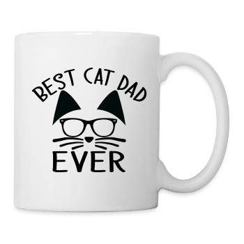 Best Cat Dad Ever - Mug - white - Right
