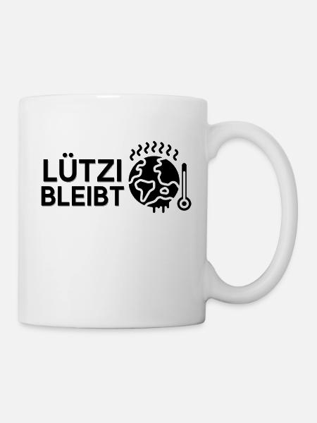 Lützi Bleibt | Lützerath Klimaschutz Design - Tasse - Weiß