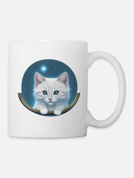 A cute kitten - Mug - white