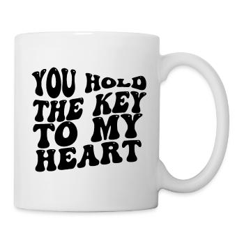 You Hold The Key To My Heart - Mug - white - Right