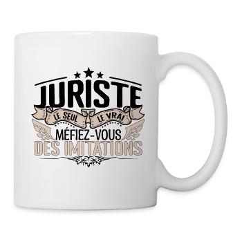Juriste cadeau Juriste le vrai Juriste - Mug blanc - blanc - Droite