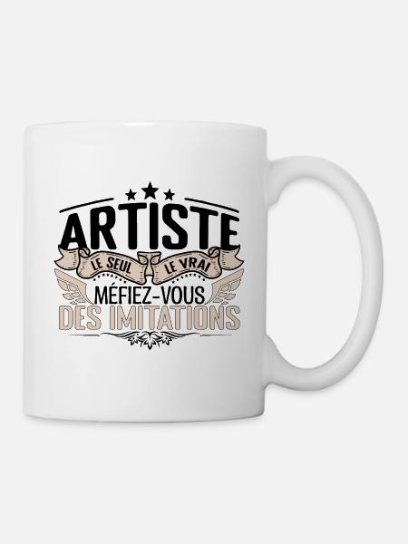 Artiste cadeau Artiste le vrai Artiste - Mug blanc - blanc