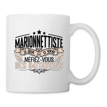 Marionnettiste cadeau Marionnettiste le vrai Mario - Mug blanc - blanc - Droite