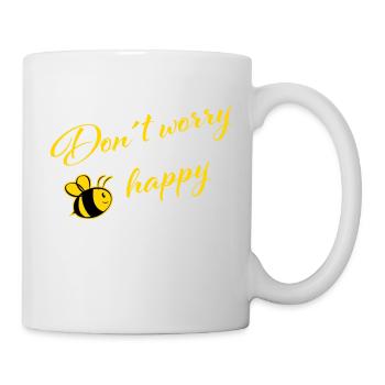 Don´t worry Bee happy - Tasse - Weiß - Rechts