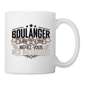 Boulanger cadeau Boulanger le vrai Boulanger - Mug blanc - blanc - Droite