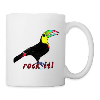 Tucan rock it! Two can rock it! Creating together - Mug - white - Right