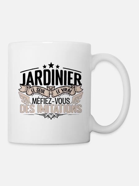 Jardinier cadeau Jardinier le vrai Jardinier - Mug blanc - blanc