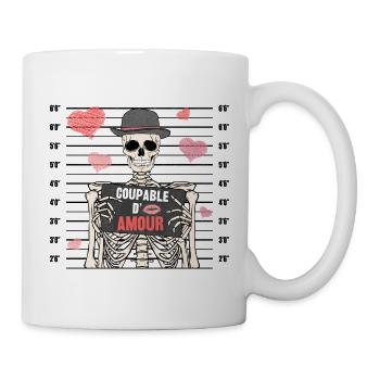 coupable d'amour - Mug blanc - blanc - Droite