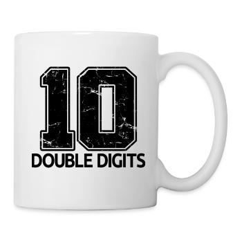 Cadeau de 10e anniversaire, 10 ans, pour garçons et filles - Mug blanc - blanc - Droite