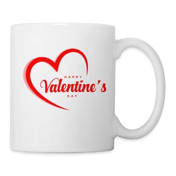 Valentine - Mug blanc - blanc - Droite