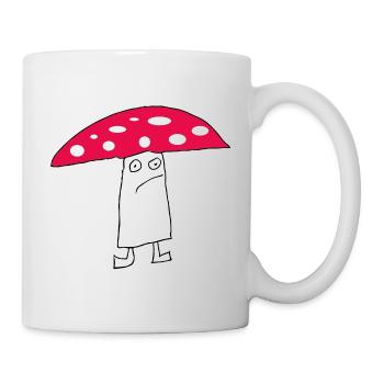 sad mushroom - Mug - white - Right