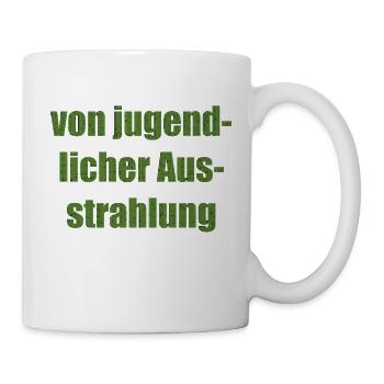 von jugendlicher Ausstrahlung - Tasse - Weiß - Rechts