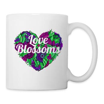 Love Blossoms - Tasse - Weiß - Rechts